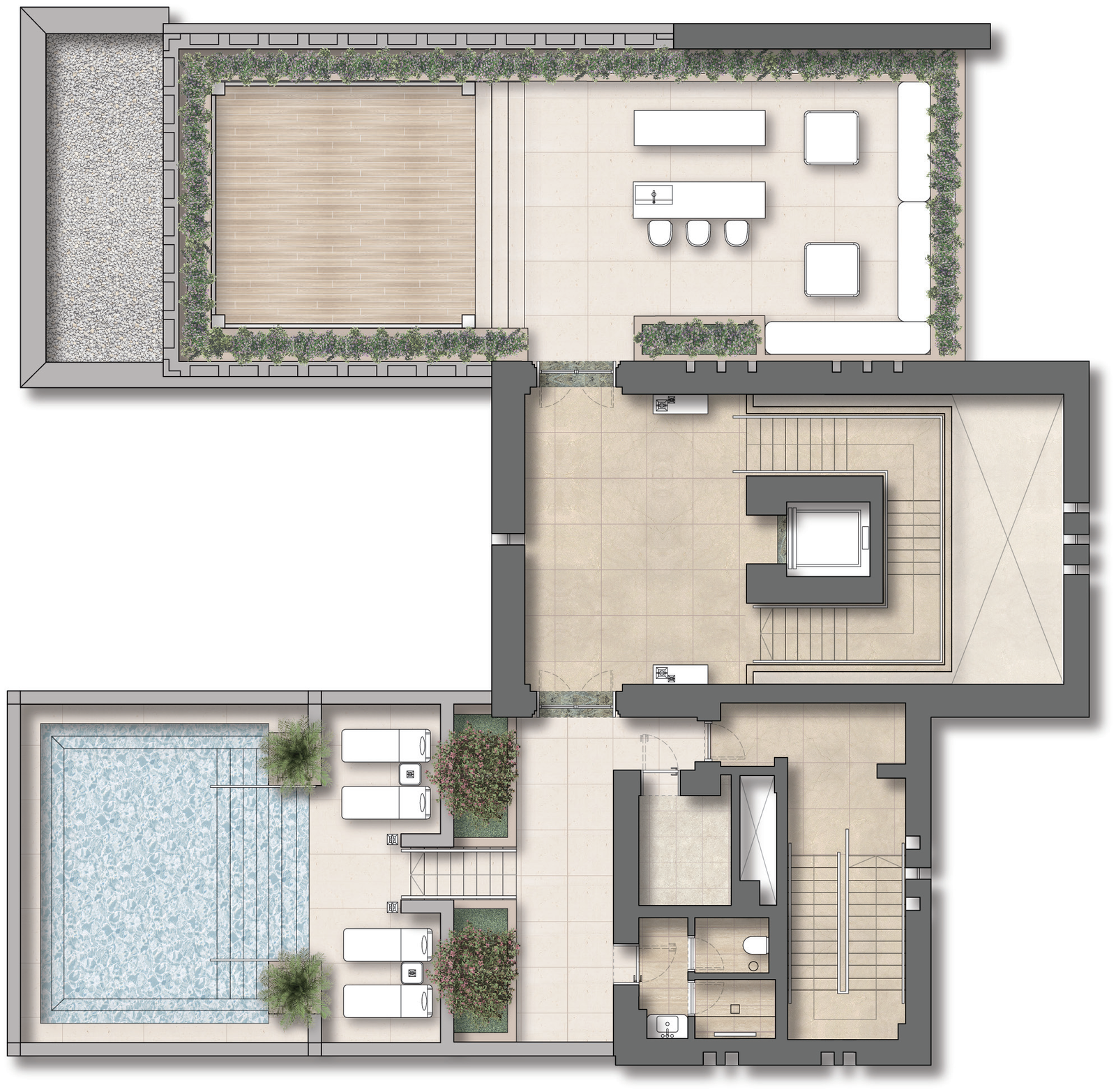 Palm Residence fourth Floor