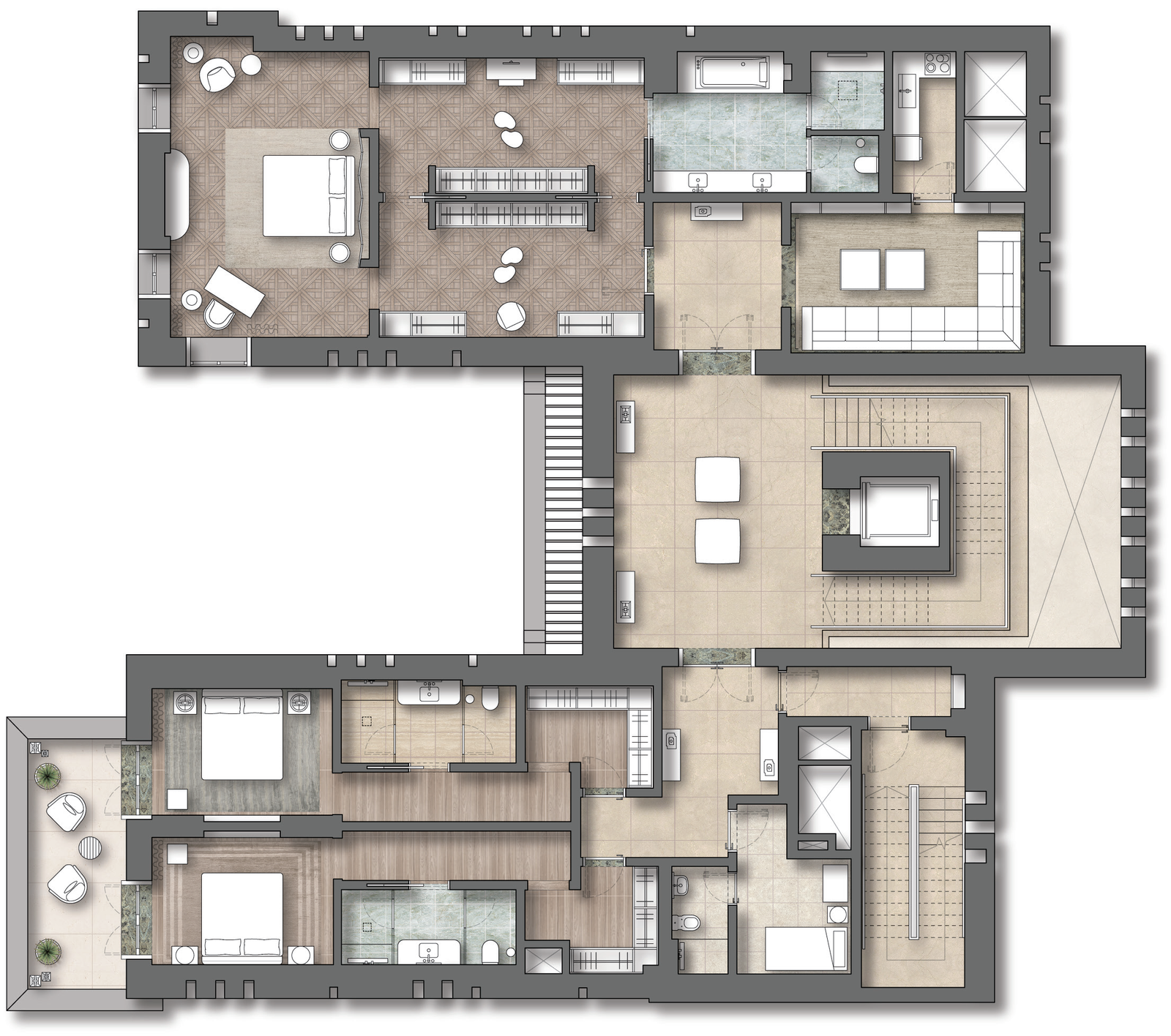 Palm Residence third Floor