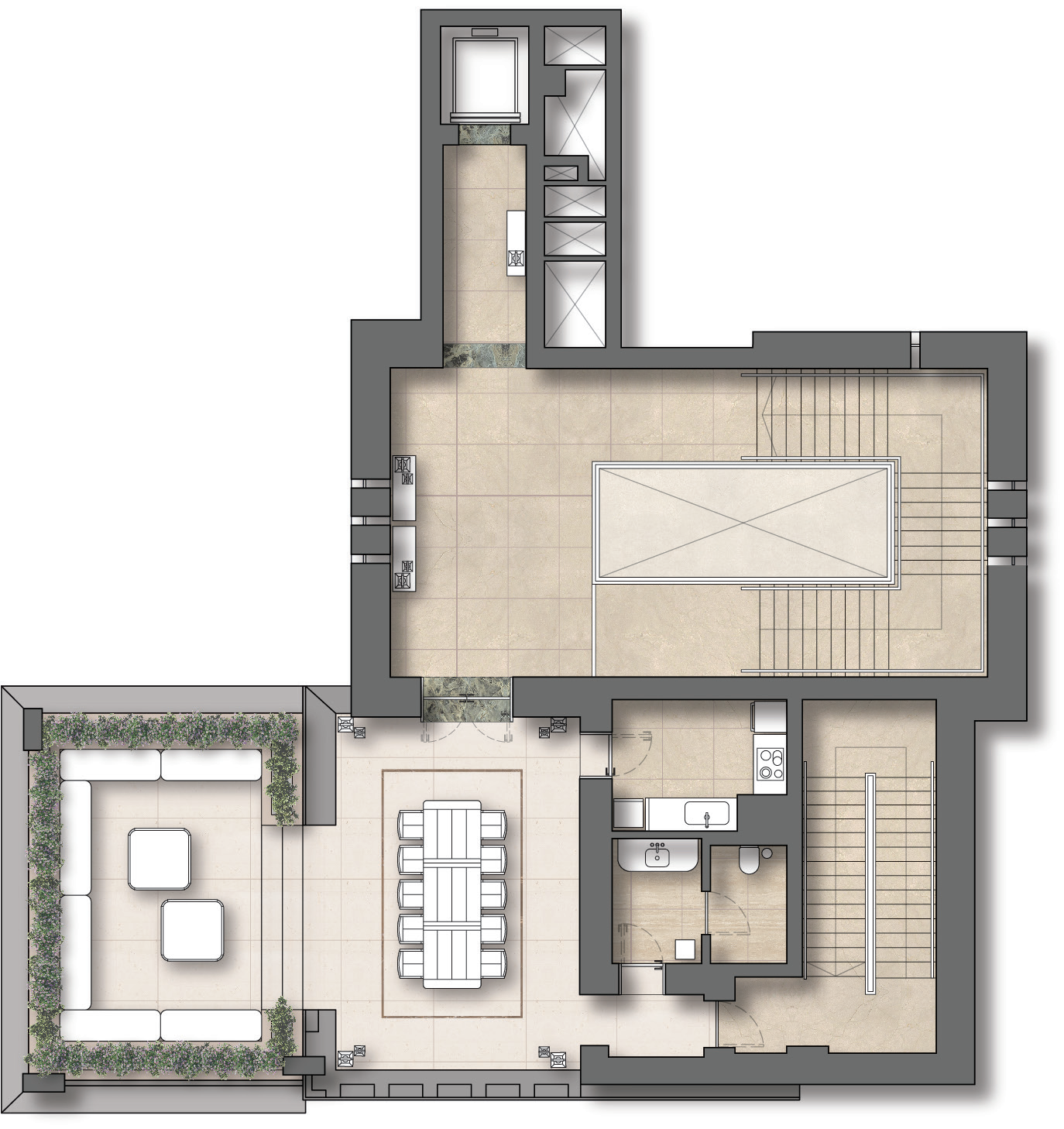 THE BOTANICAL RESIDENCE Second Floor
